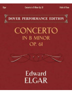 Edward Elgar: Concerto In B Minor Op. 61 (noty na housle, klavír)