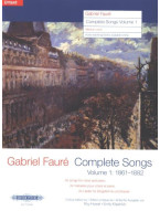 Gabriel Fauré: Complete Songs 1 - Medium Voice (noty na klavír, zpěv)