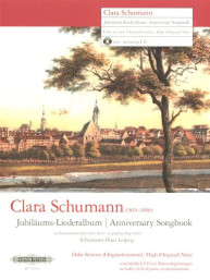 Clara Schumann: Anniversary Songbook - High Voice (noty na klavír, zpěv)(+audio)
