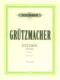Friedrich Grützmacher: 24 Studies Op.38 Vol.1 (noty na violoncello)