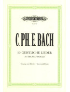 Carl Philipp Emanuel Bach: 30 Sacred Songs (noty na klavír, zpěv)