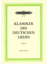 Klassiker des deutschen Liedes 1 – mittlere Stimme (noty na klavír, zpěv)