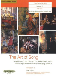 The Art of Song Grades 1-3, High Voice (noty na klavír, zpěv)
