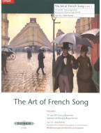 Art of French Song 1 - High Voice (noty na klavír, zpěv)