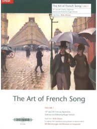 Art of French Song 1 - High Voice (noty na klavír, zpěv)