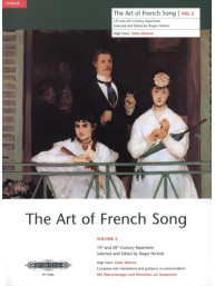 Art of French Song 2 - High Voice (noty na klavír, zpěv)