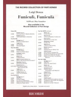 Luigi Denza: Funiculi Funicula - SATB (noty na sborový zpěv, klavír)
