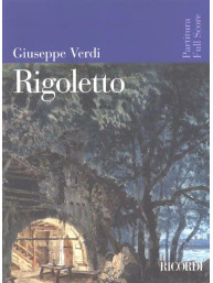 Giuseppe Verdi: Rigoletto (partitura, noty)