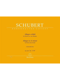 Franz Schubert: Allegro in A minor op. post. 144 D 947 (noty na čtyřruční klavír)