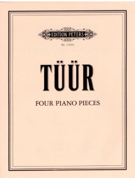 Erkki-Sven Tüür: Four Piano Pieces (noty na klavír)