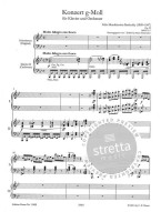Felix Mendelssohn: Piano Concerto No.1 G minor Op. 25 (noty na čtyřruční klavír)