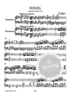 W.A. Mozart: Sonata in D K.448/Fugue In C Minor K.426 (noty na čtyřruční klavír)