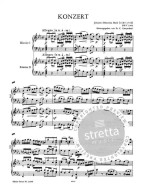 Johann Sebastian Bach: Konzert c-Moll BWV 1060 (noty na čtyřruční klavír)