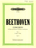 Ludwig van Beethoven: Concerto No.1 In C Op.15 (noty na čtyřruční klavír)