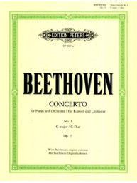 Ludwig van Beethoven: Concerto No.1 In C Op.15 (noty na čtyřruční klavír)