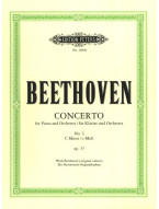 Ludwig van Beethoven: Concerto No. 3 In C Minor Op. 37 (noty na čtyřruční klavír)