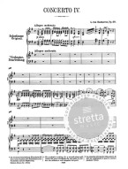 Ludwig van Beethoven: Piano Concerto No. 4 in G Op. 58 (noty na čtyřruční klavír)