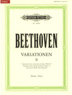 Ludwig van Beethoven: Variationen für Klavier 2 (noty na klavír)