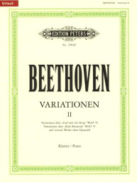 Ludwig van Beethoven: Variationen für Klavier 2 (noty na klavír)