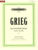 Edvard Grieg: Piano Works 1 - Lyric Pieces (noty na klavír)