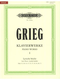 Edvard Grieg: Piano Works 1 - Lyric Pieces (noty na klavír)
