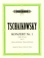 P.I. Čajkovskij: Concerto No. 1 In B Flat Minor Op. 23 (noty na čtyřruční klavír)