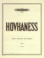 Alan Hovhaness: 3 Preludes and Fugues Op. 10 (noty na klavír)