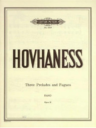 Alan Hovhaness: 3 Preludes and Fugues Op. 10 (noty na klavír)