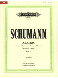 Robert Schumann: Concerto In A Minor Op.54 (noty na čtyřruční klavír)