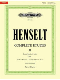 Adolph von Henselt: Complete Etudes 2 (noty na klavír)
