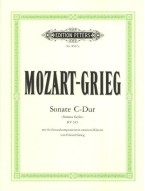 W.A. Mozart: Sonata in C major Sonata facile K545 (noty na čtyřruční klavír)