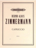 Bernd Alois Zimmermann: Capriccio (noty na klavír)