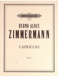 Bernd Alois Zimmermann: Capriccio (noty na klavír)