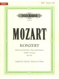 W.A. Mozart: Konzert D-Moll KV 466 (noty na čtyřruční klavír)