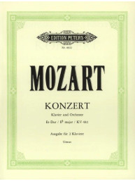 W.A. Mozart: Konzert Es-Dur KV 482 (noty na čtyřruční klavír)