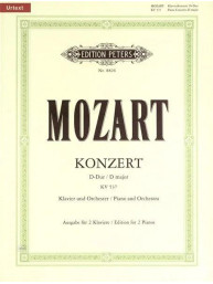 W.A. Mozart: Konzert D-Dur KV 537 (noty na čtyřruční klavír)