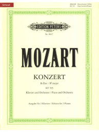 W.A. Mozart: Konzert B-Dur Nr.27 KV 595 (noty na čtyřruční klavír)
