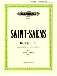 Camille Saint-Saëns: Piano Concerto No.2 In G Minor Op.22 (noty na čtyřruční klavír)