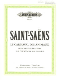 Camille Saint-Saëns: Carnaval Des Animaux  (noty na čtyřruční klavír)