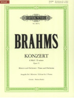 Johannes Brahms: Konzert Nr. 1 d-Moll op. 15 (noty na čtyřruční klavír)