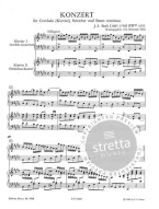 Johann Sebastian Bach: Konzert E-Dur BWV 1053 (noty na čtyřruční klavír)