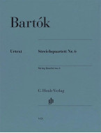 Béla Bartók: String Quartet No. 6 (noty pro smyčcový kvartet party)