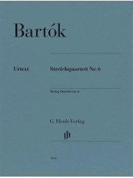 Béla Bartók: String Quartet No. 6 (noty pro smyčcový kvartet party)