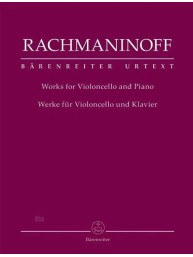 Sergej Rachmaninov: Works for Violoncello and Piano (noty na violoncello, klavír)