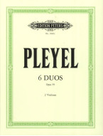 Ignaz Josef Pleyel: 6 Duos op. 59 (noty na housle)