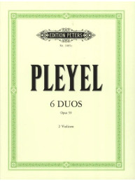 Ignaz Josef Pleyel: 6 Duos op. 59 (noty na housle)
