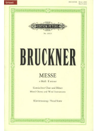 Anton Bruckner: Messe e-Moll WAB 27 - SATB (noty na sborový zpěv, klavír)