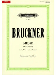 Anton Bruckner: Messe f-Moll WAB 28 - SATB (noty na sborový zpěv, klavír)