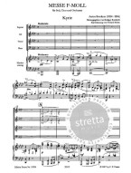 Anton Bruckner: Messe f-Moll WAB 28 - SATB (noty na sborový zpěv, klavír)