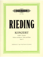 Oscar Rieding: Konzert h-Moll op. 35 (noty na housle, klavír)